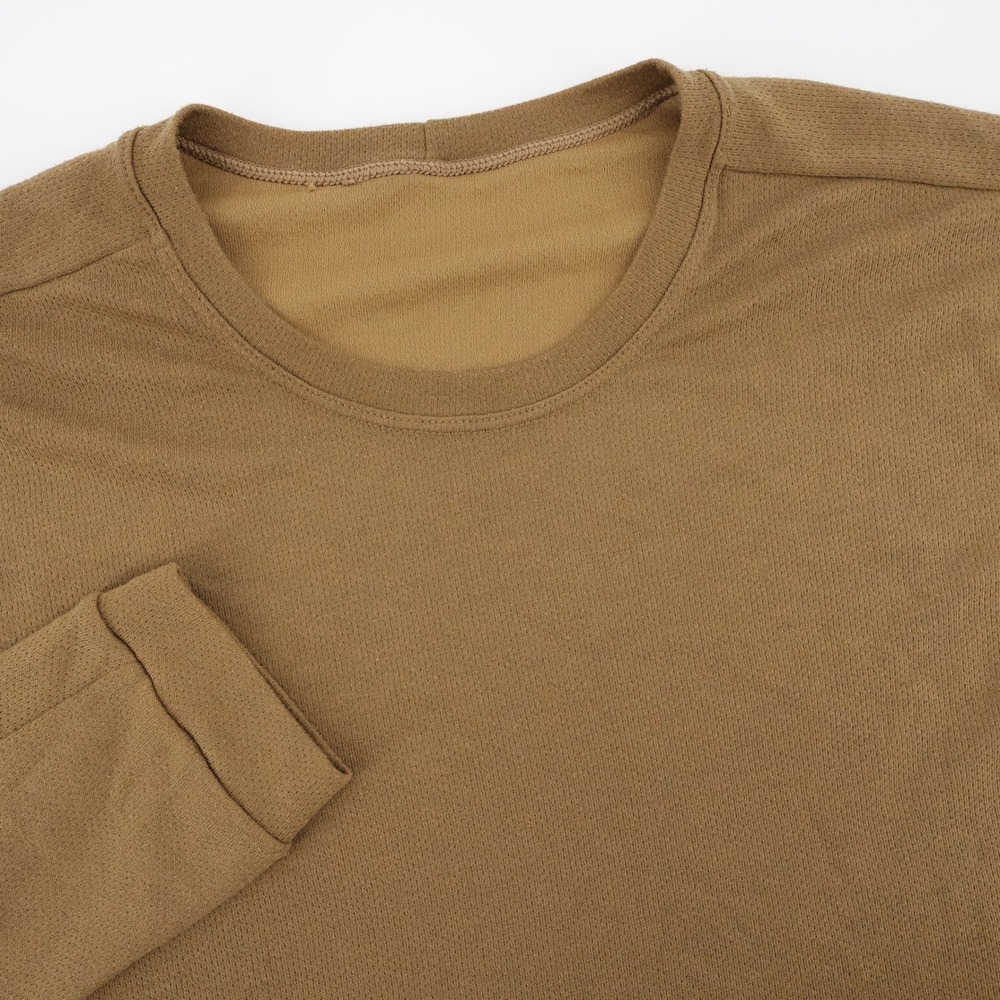 Insport‎ Polartec Thermal Base Layer Shirt Coyote Brown Long Sleeve Mens XL